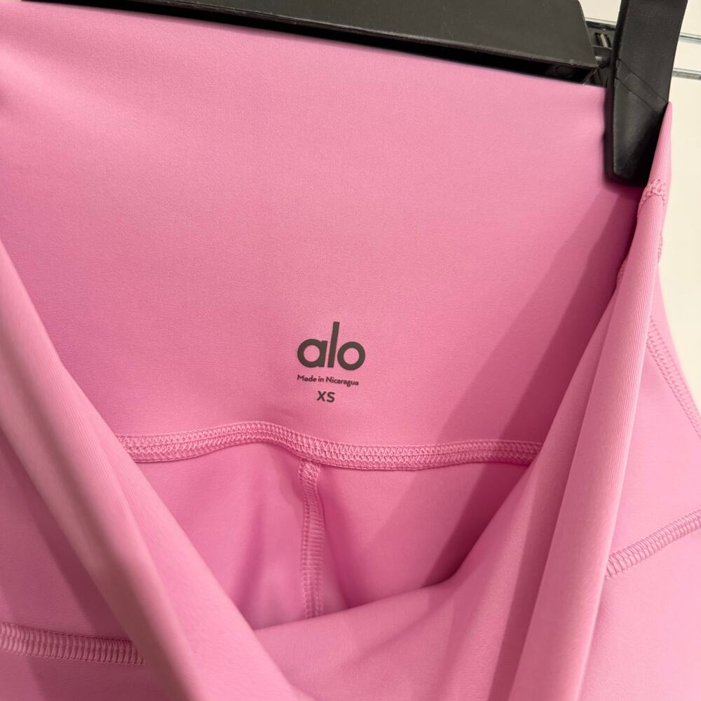 NWT Alo Yoga High Waist Airlift Leggings in Candy Heart Pink Size XS - Picture 4 of 8
